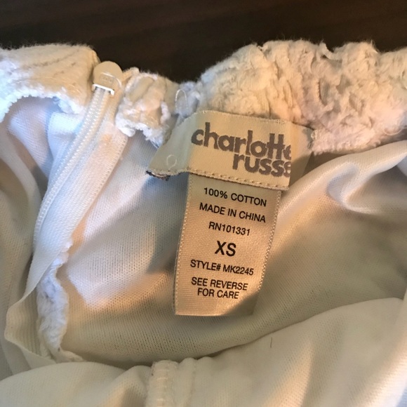 White Crochet Shorts - Picture 5 of 5